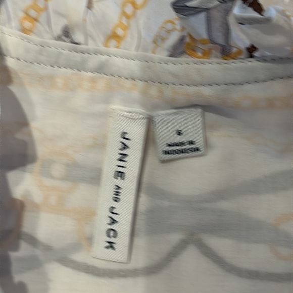 Janie and Jack equestrian horsebit style blouse sz6 - Picture 3 of 4